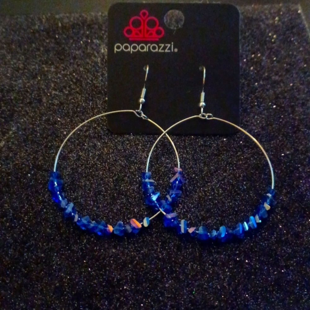 Hard to find oil spill paparazzi hoops.